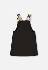 Deux Par Deux Anthracite Milano Overalls with Plaid Pockets