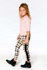 Deux Par Deux Pink Plaid Milano Treggings