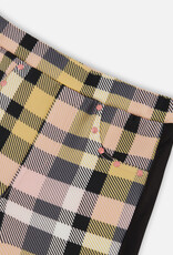 Deux Par Deux Pink Plaid Milano Treggings