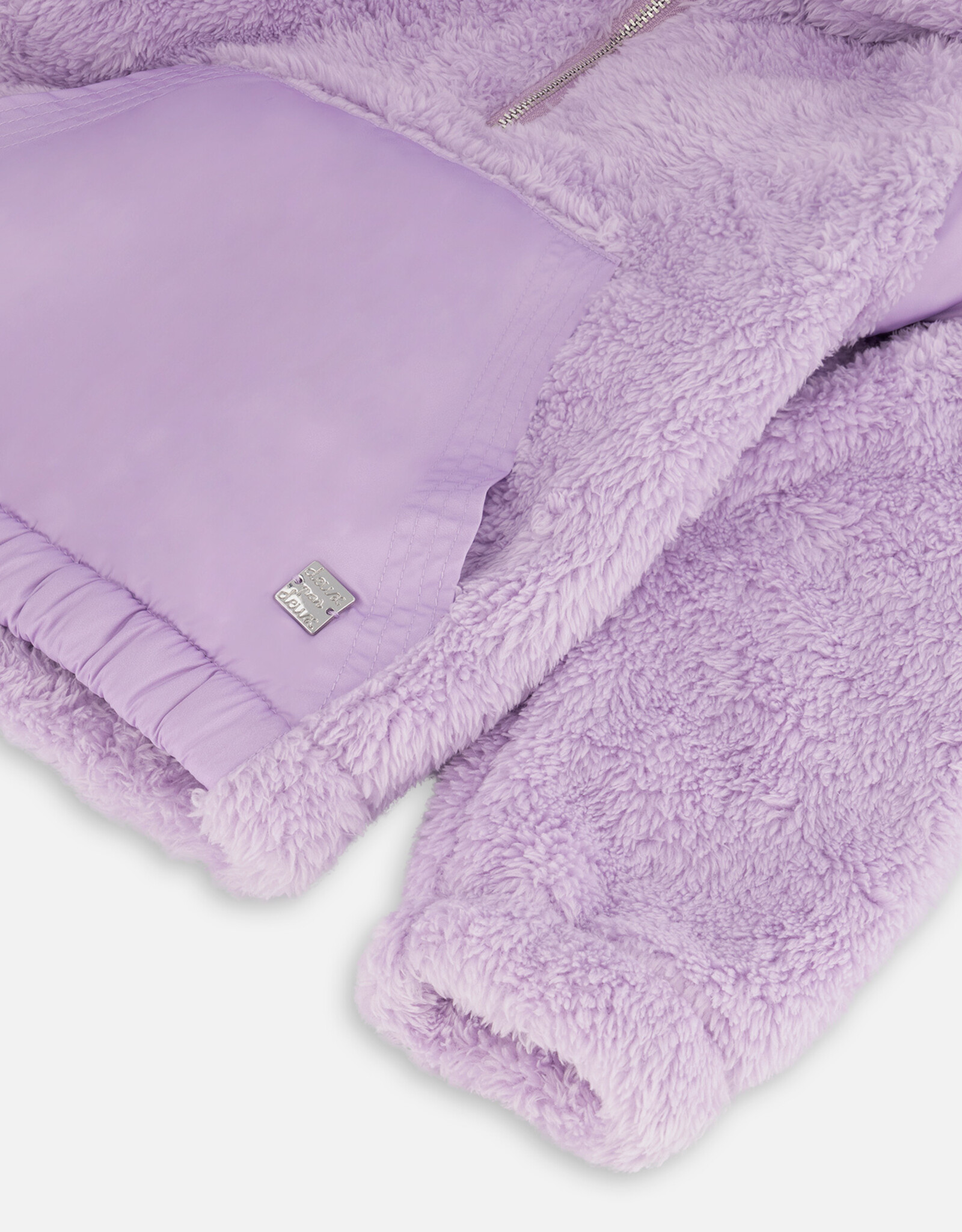 Deux Par Deux Lupine Purple Boodie with Kangaroo Pocket