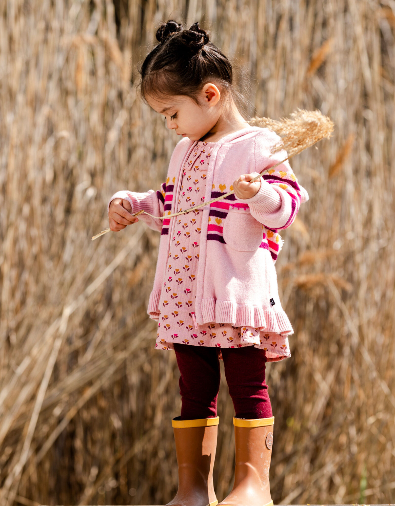 Deux Par Deux Renaissance Rose Rib Leggings