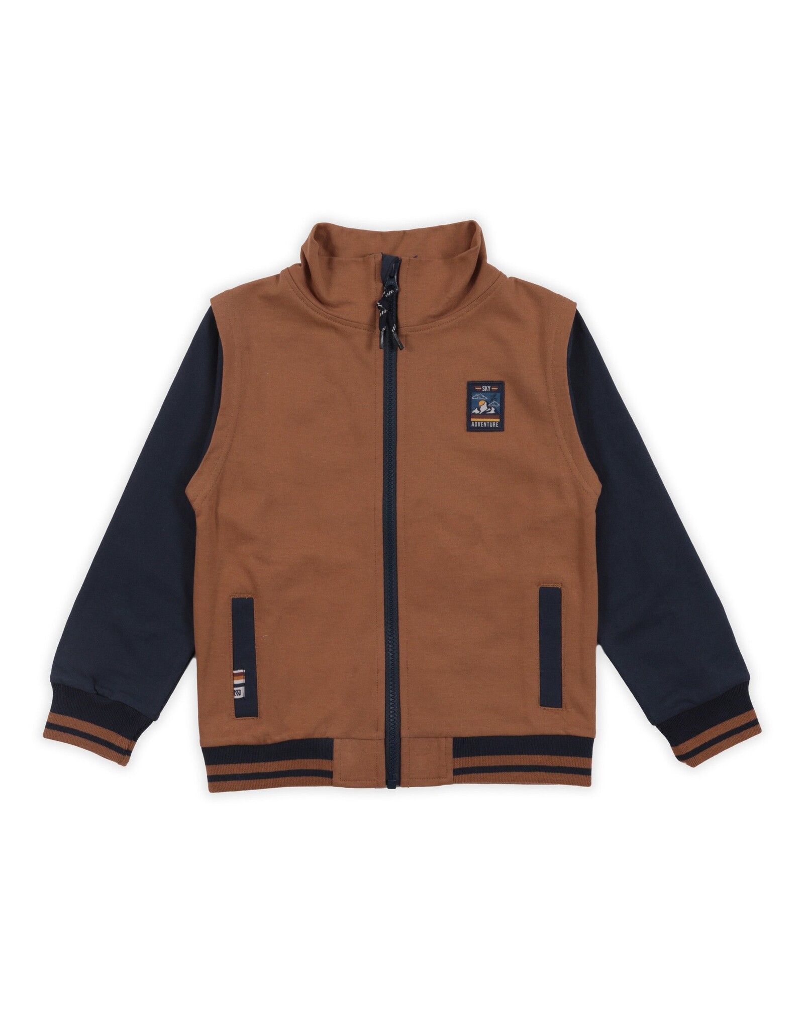 Noruk In Flight Two Tone Zip Sweatshirt