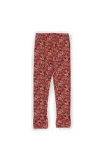 Noruk Autumn Sweetness Orange Floral Leggings