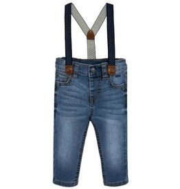Mayoral Basic Jeans with Detachable Suspenders