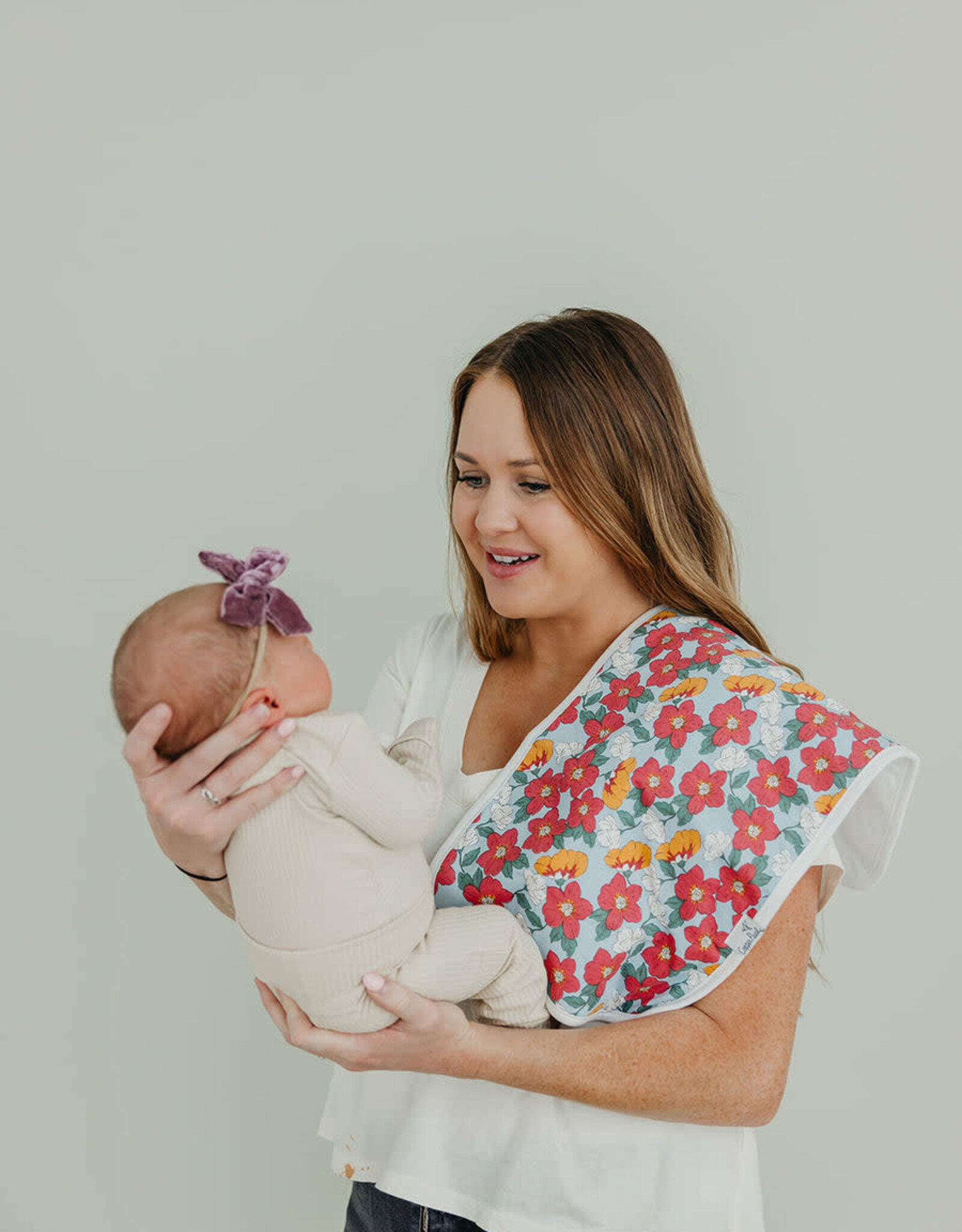 Copper Pearl Ivy Burp Cloths