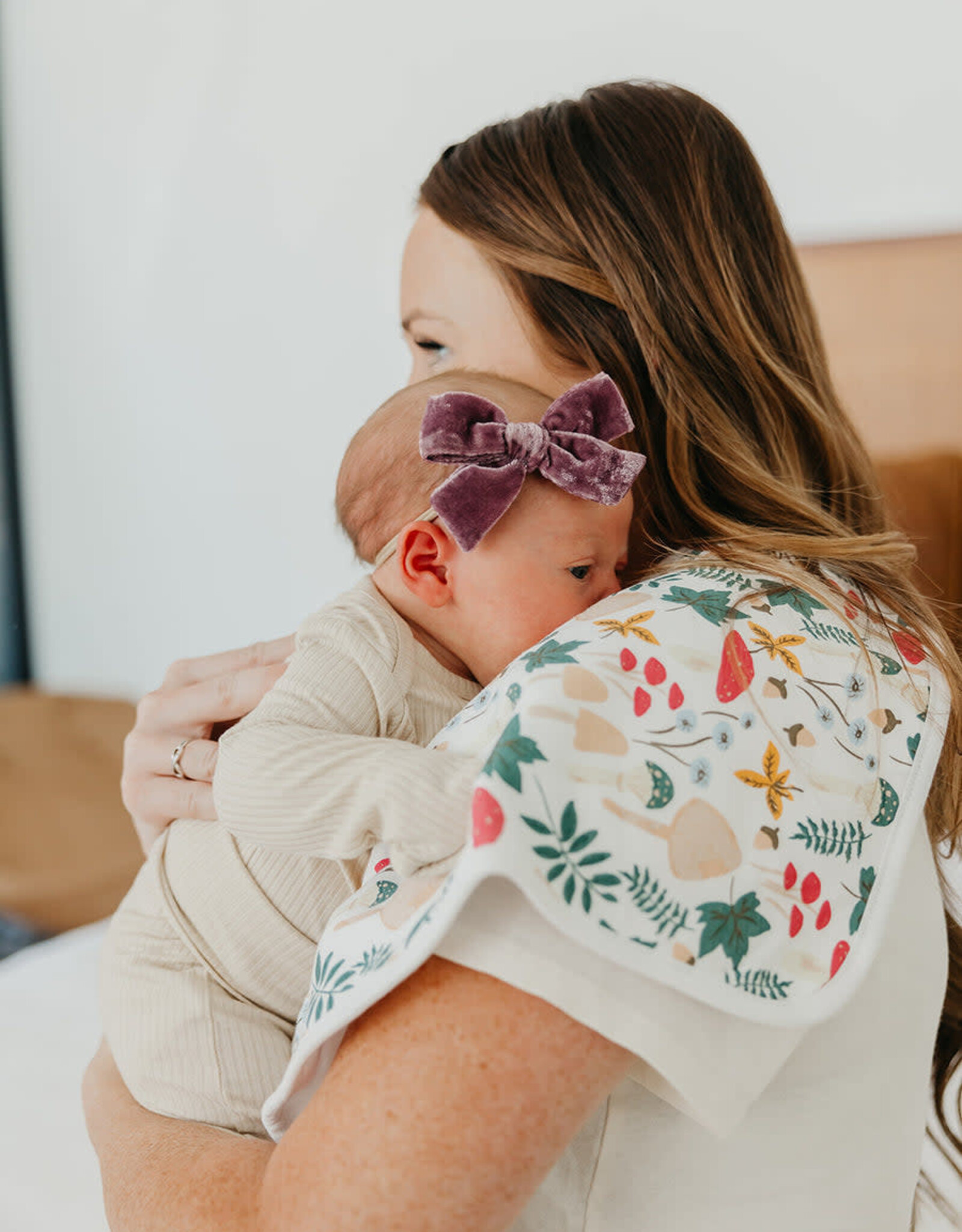 Copper Pearl Ivy Burp Cloths