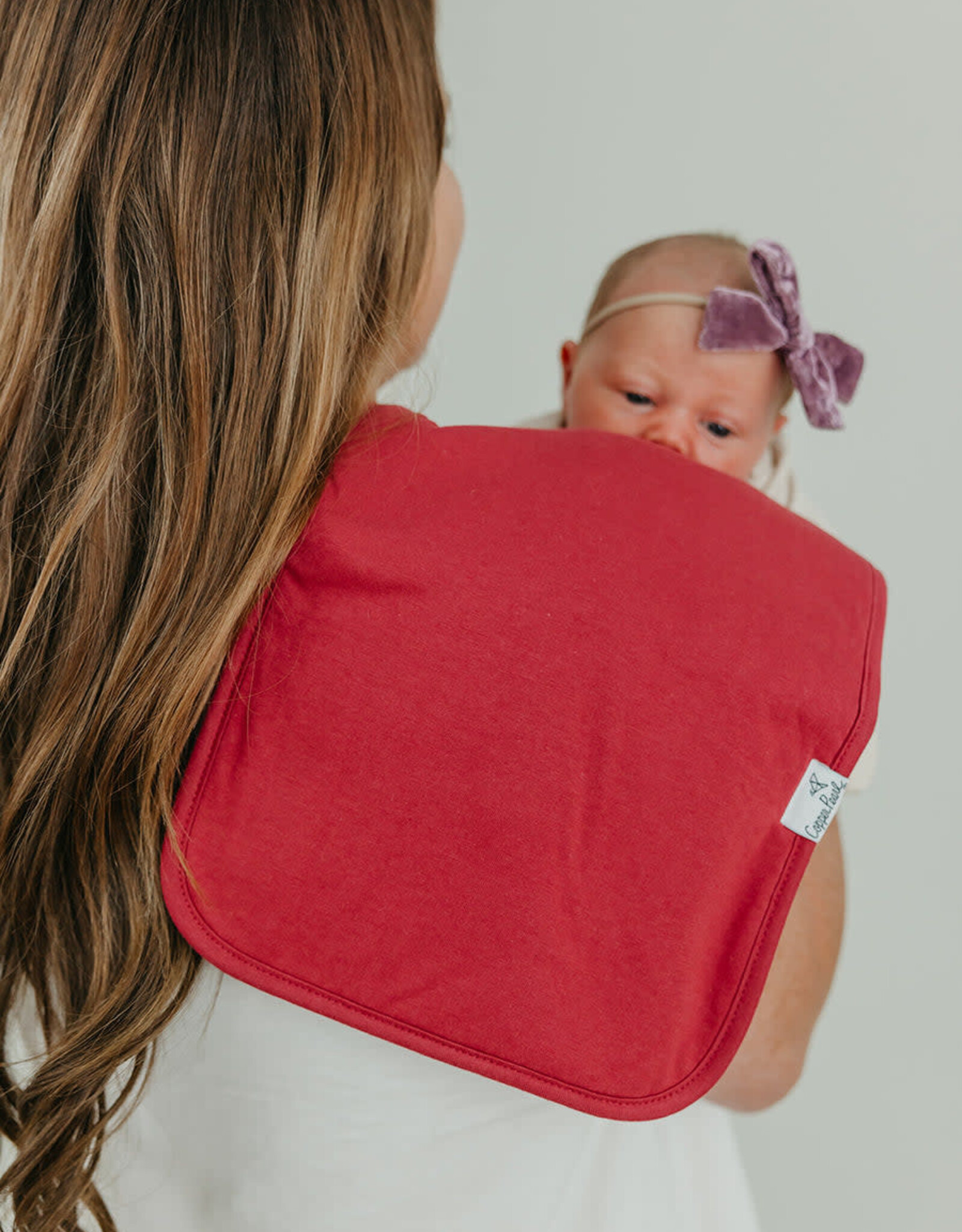 Copper Pearl Ivy Burp Cloths