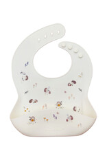 Loulou Lollipop Silicone Bib Printed - Hedgehogs