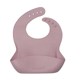 Loulou Lollipop Silicone Bib - Dusty Mauve
