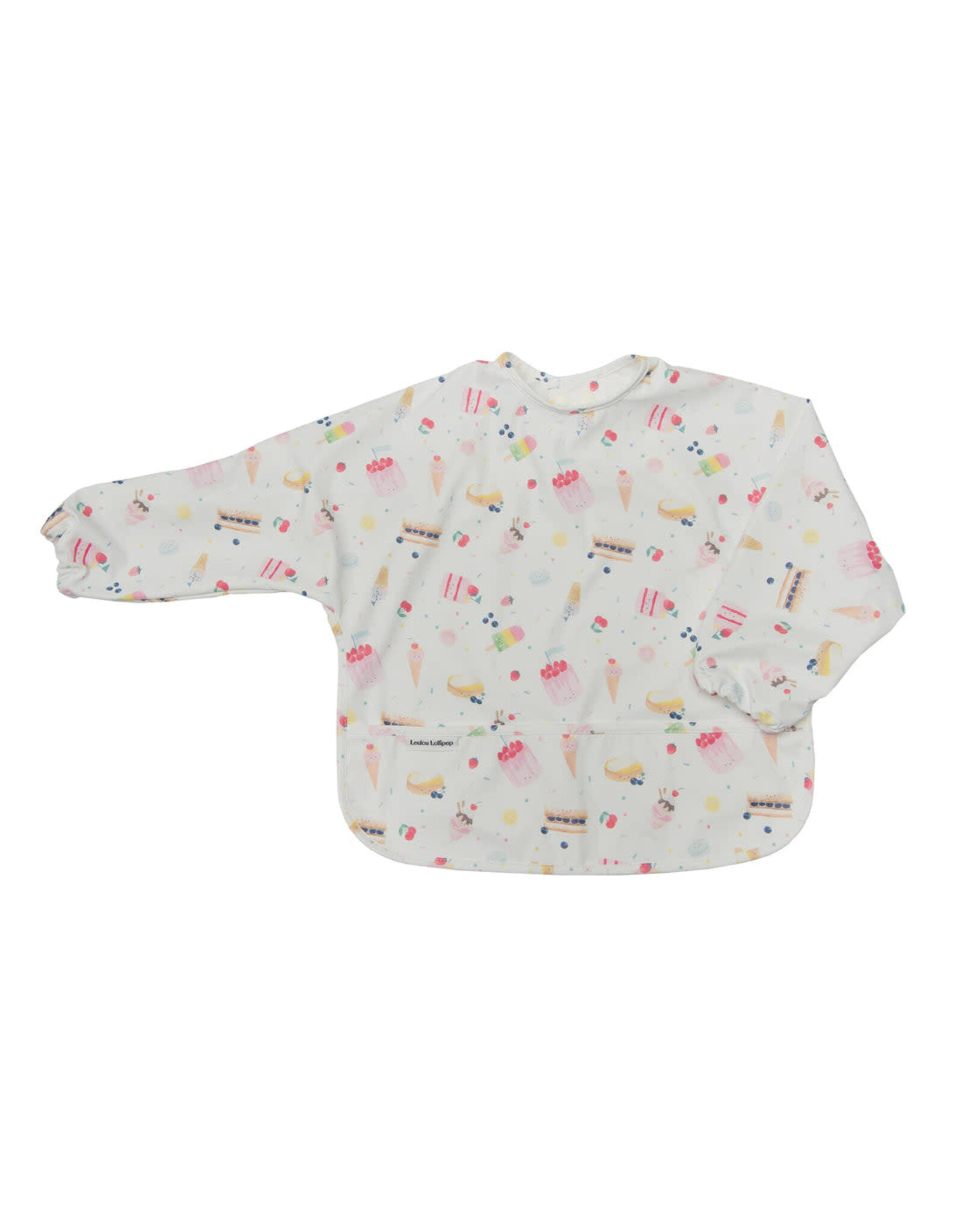 Loulou Lollipop Long Sleeve Waterproof  Bib - Sweet Treats