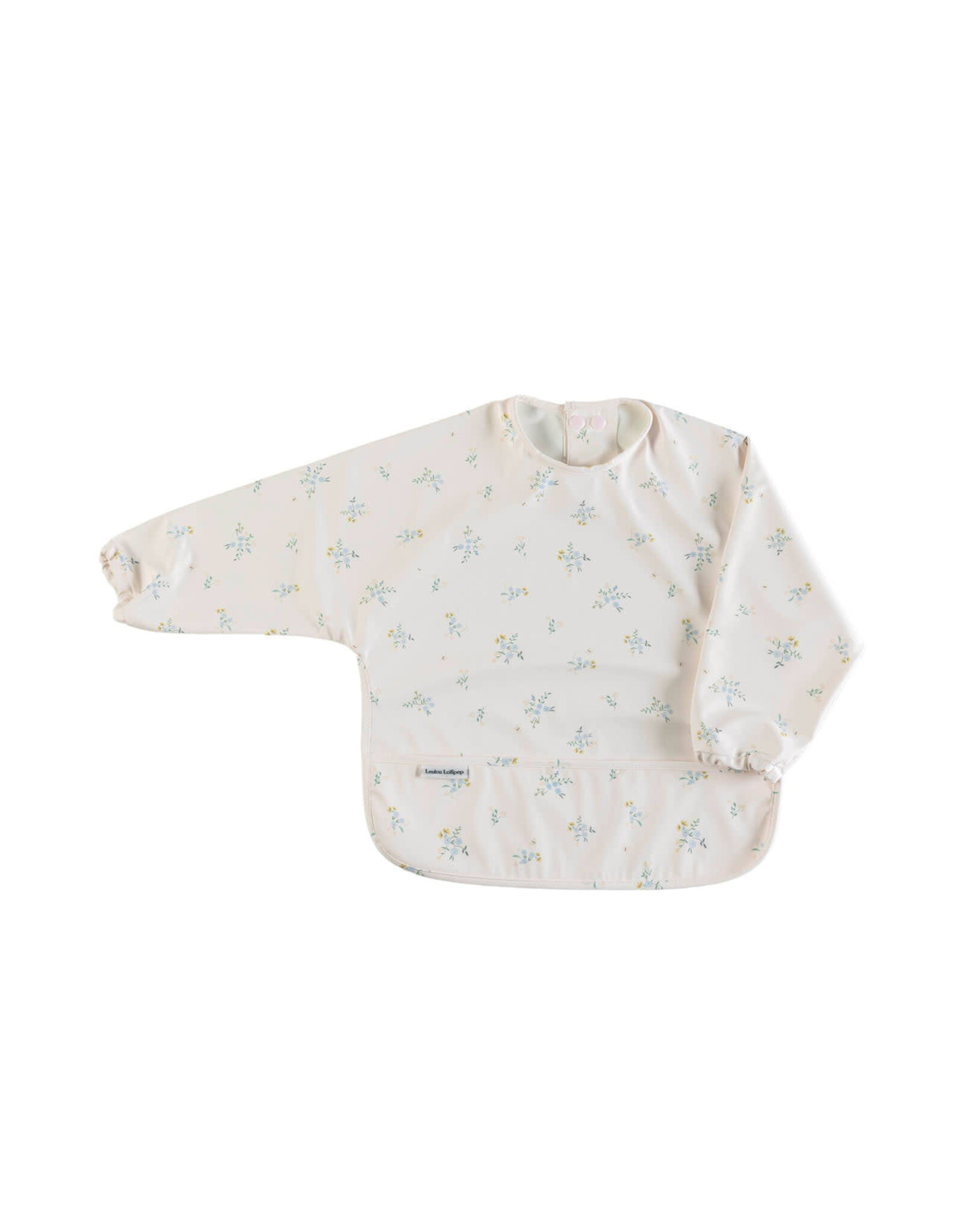 Loulou Lollipop Long Sleeve Waterproof Bib - Ditsy Floral