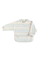 Loulou Lollipop Long Sleeve Waterproof Bib - Pastel Stripes