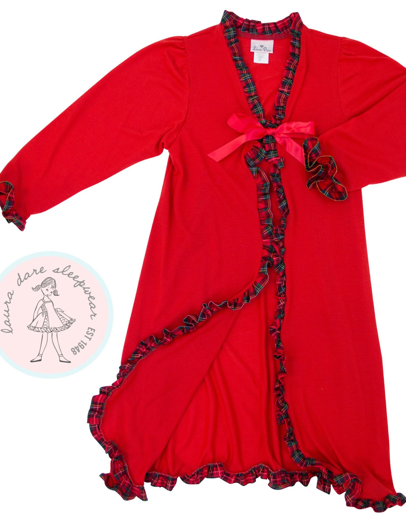 Laura Dare Holiday Peignoir Nightgown and Robe Set