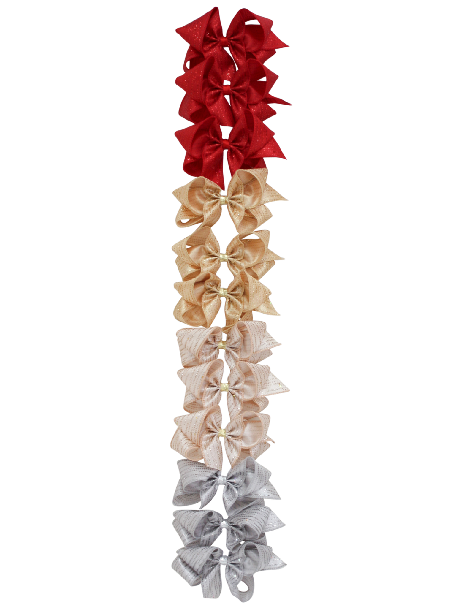 Bows Arts Glitter Dot Satin Bow - Big