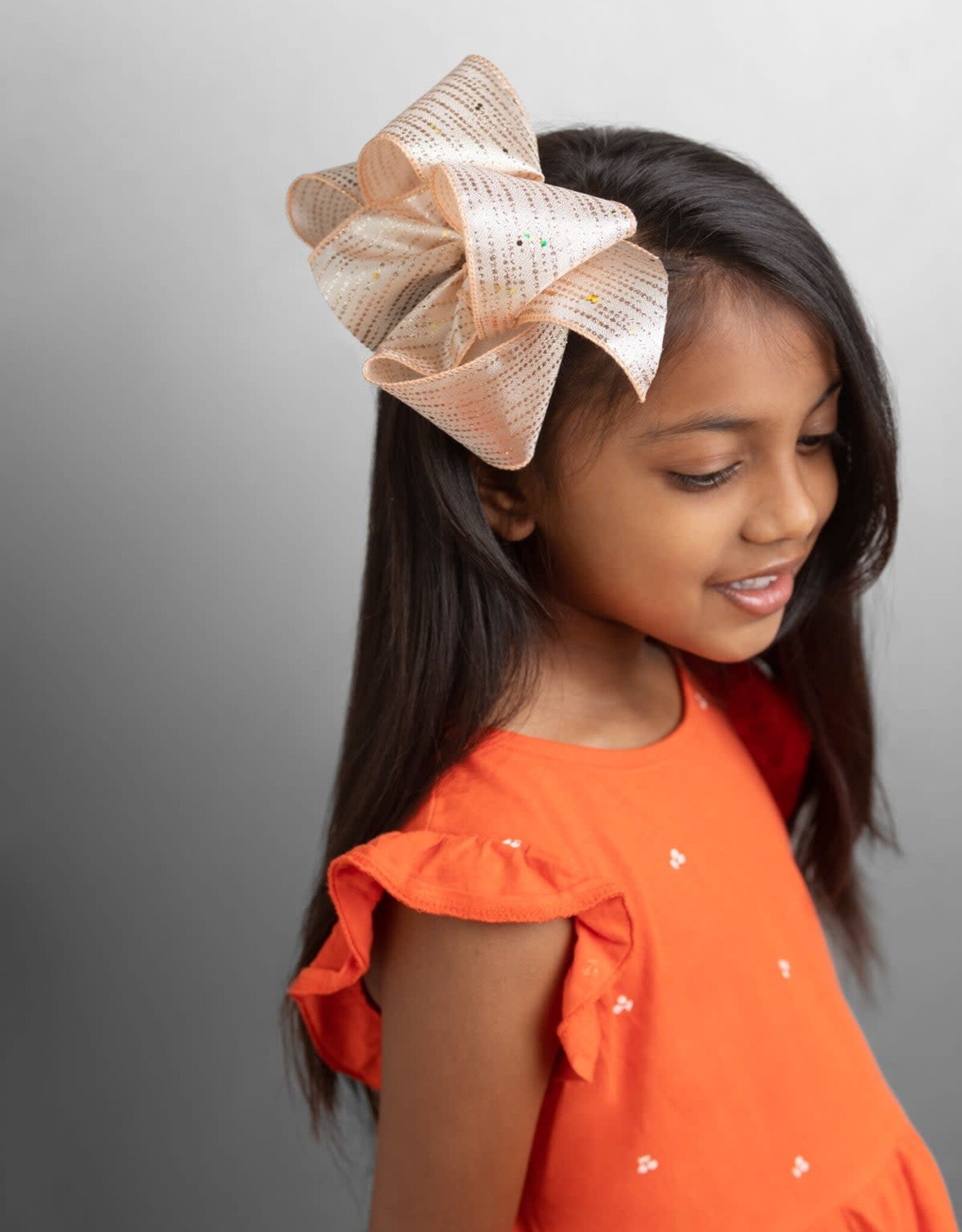 Bows Arts Glitter Dot Satin Bow - Giant