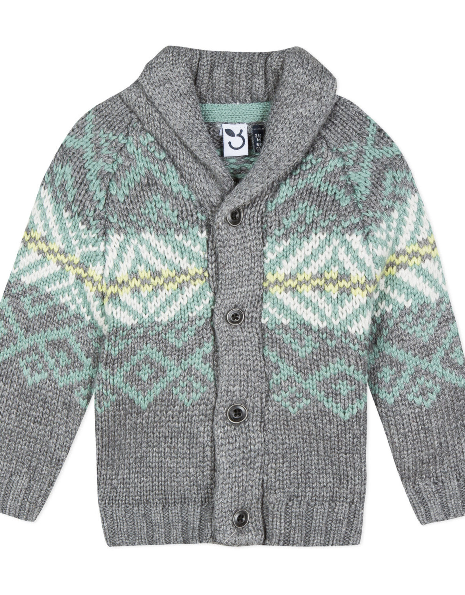 3 Pommes Power Black Cardigan