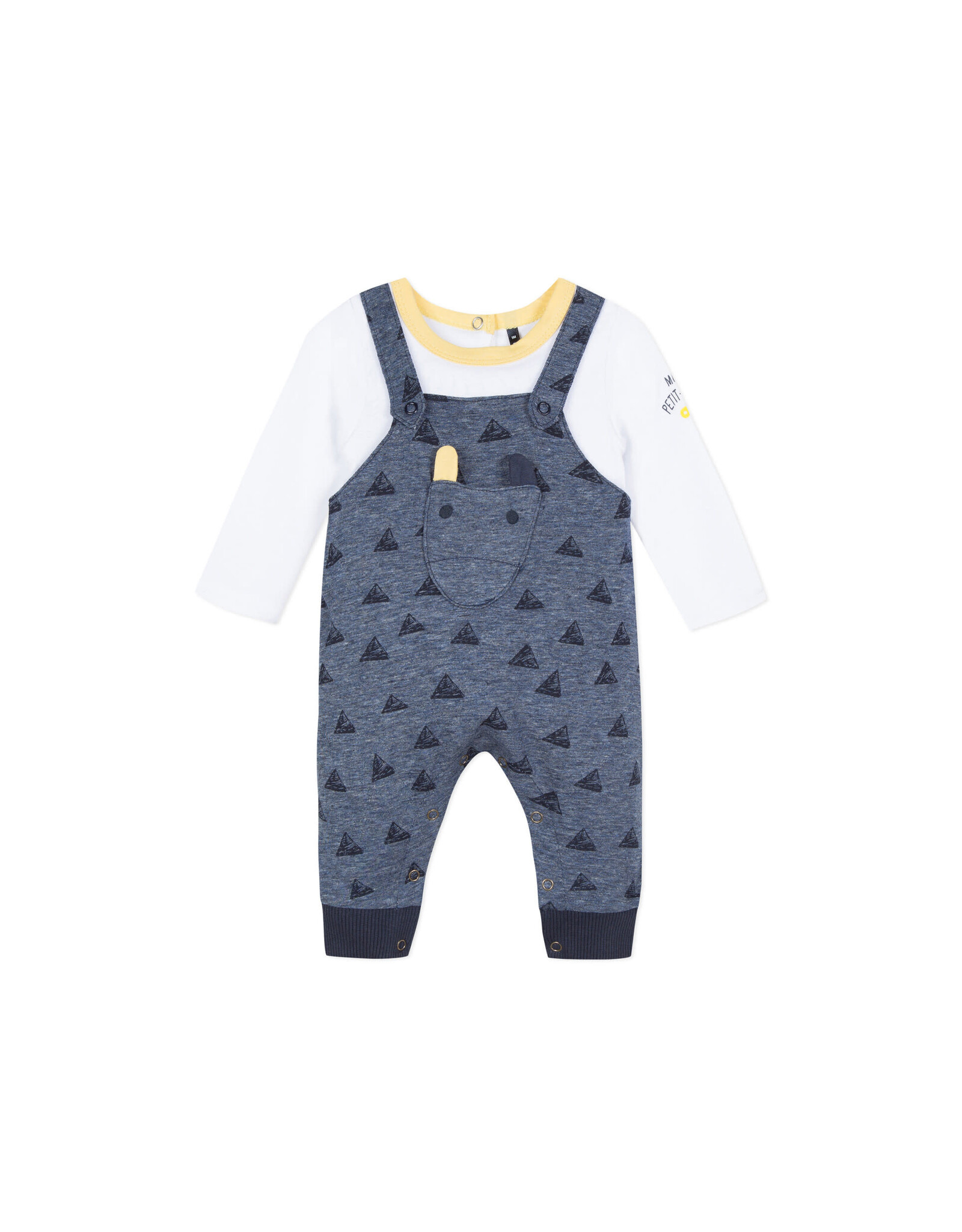 3 Pommes Nordic Navy Overall Outfit