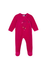 3 Pommes Jolie Poupette Velour Footed Romper