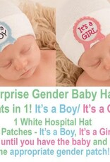 ilybean It's a Boy It's a Girl - 2 hats gender surprise hats
