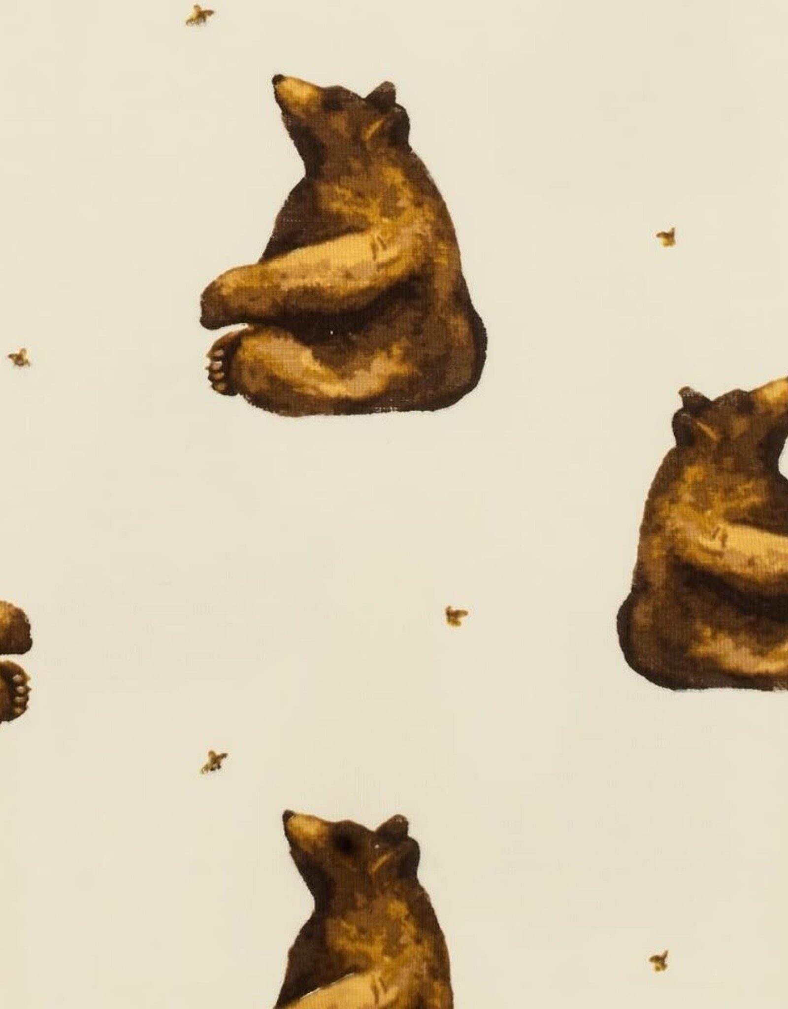 Milkbarn Honey Bear Gown & Hat Set