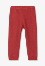 Hatley Baby Red Shimmer Cable Knit Footless Tights