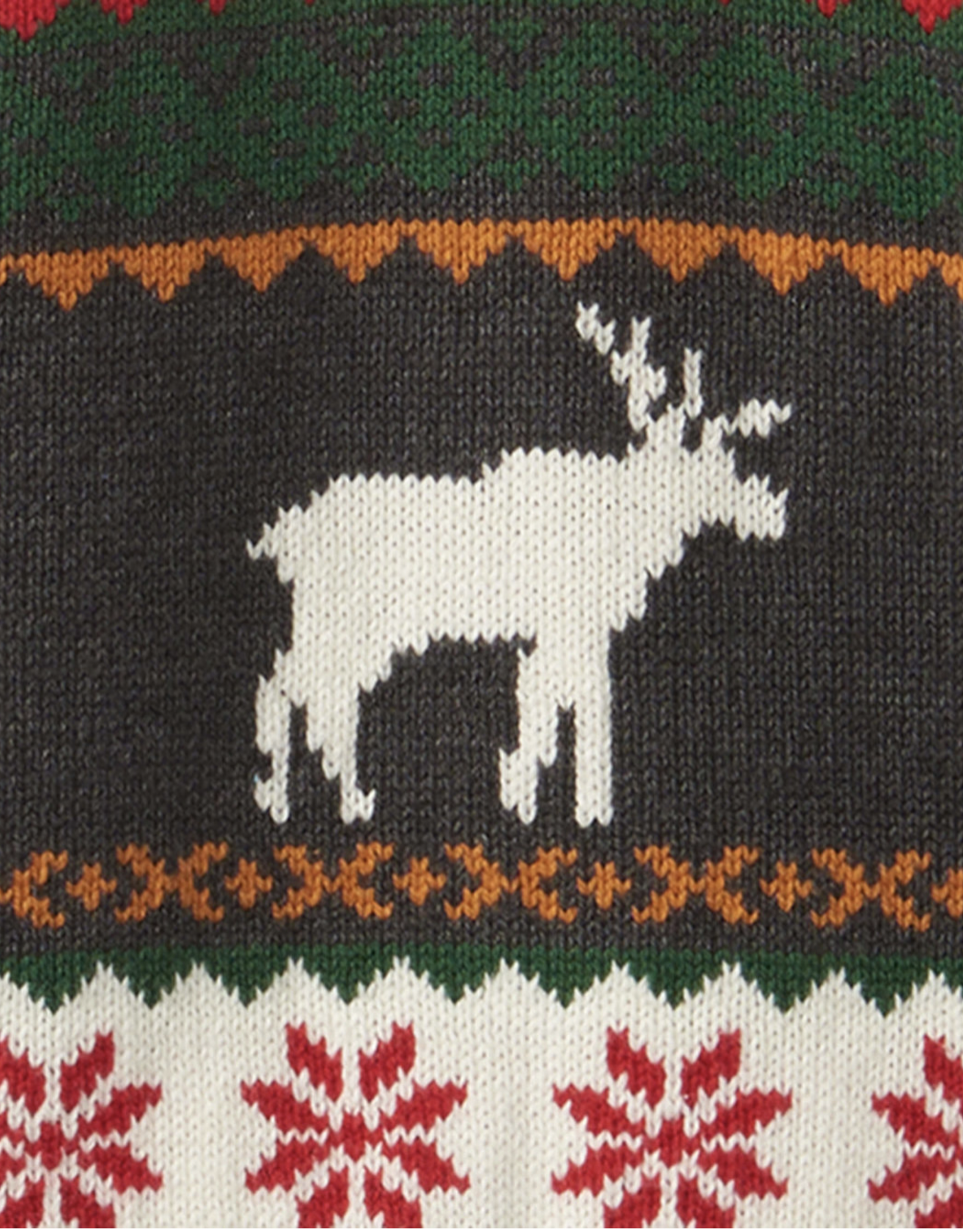 Hatley Holiday Stag Collar Cardigan