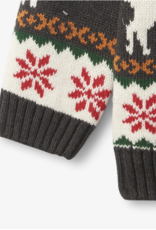 Hatley Holiday Stag Collar Cardigan