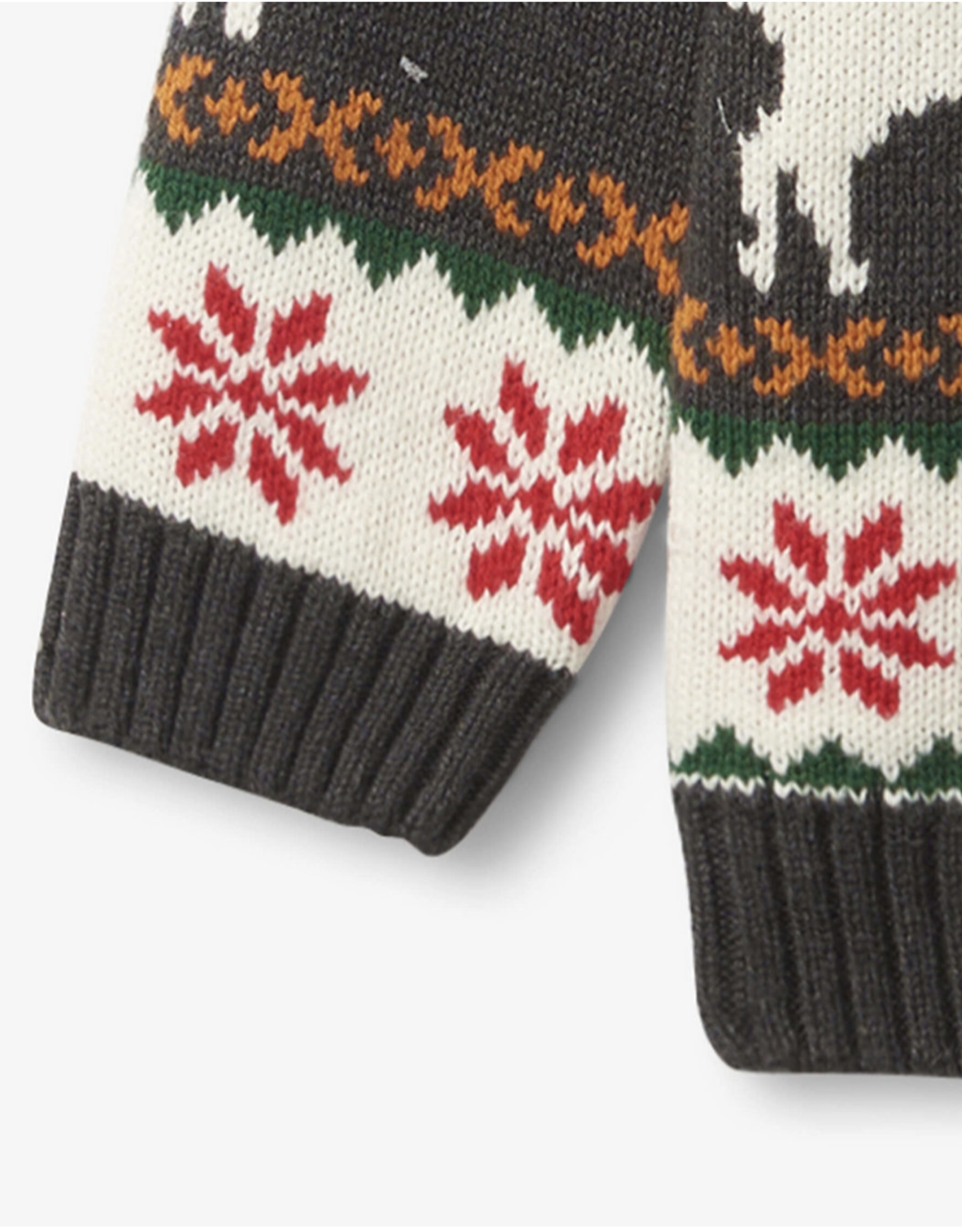 Hatley Holiday Stag Collar Cardigan