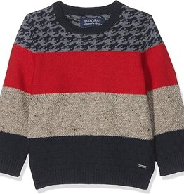 Mayoral Intarsia Blocking Sweater
