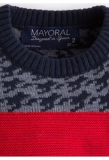 Mayoral Intarsia Blocking Sweater