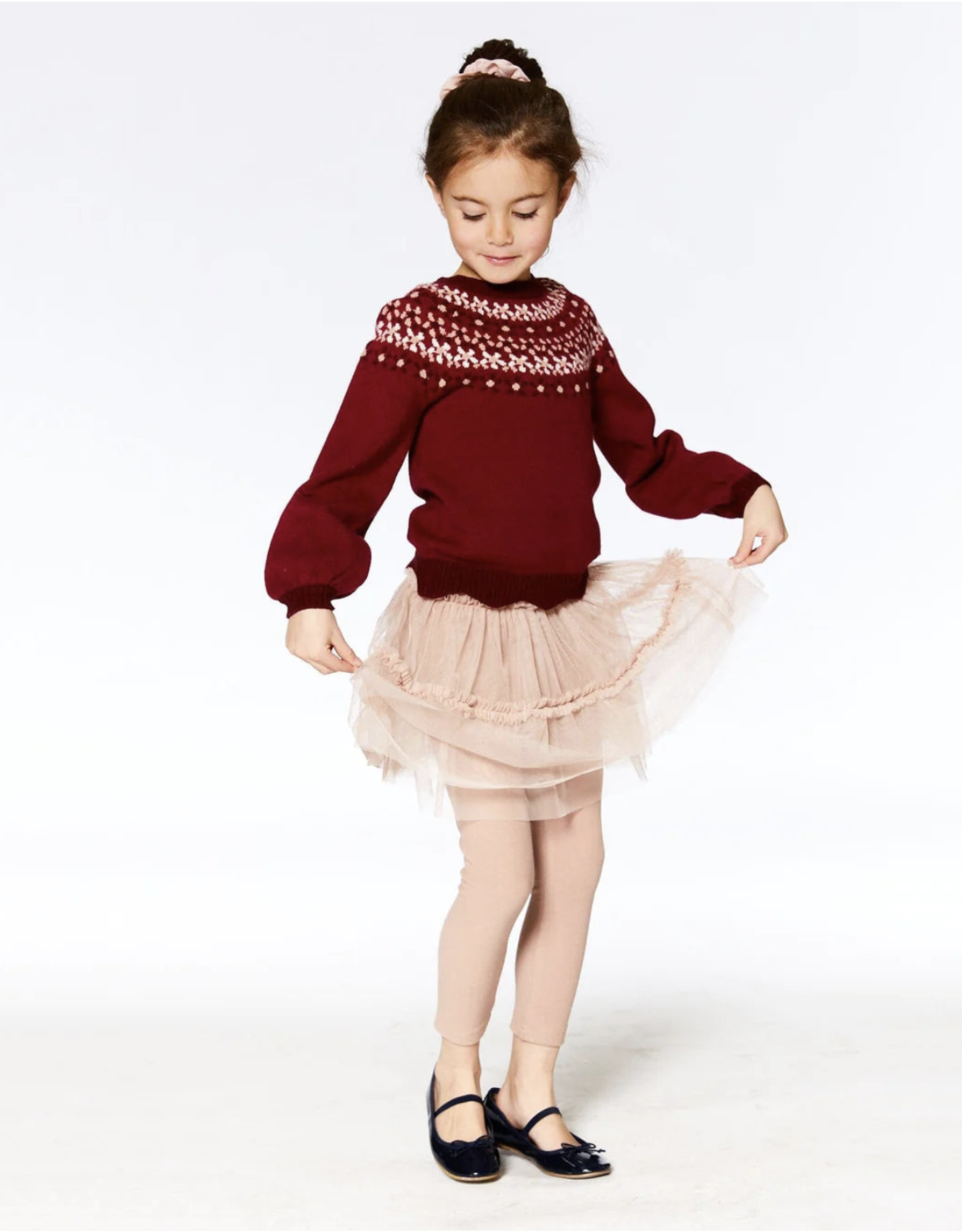 Deux Par Deux Nomad Leggings with Tulle Skirt