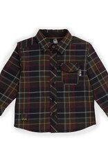 Wilderness Baby Button Up Green Plaid Shirt