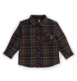 Wilderness Baby Button Up Green Plaid Shirt