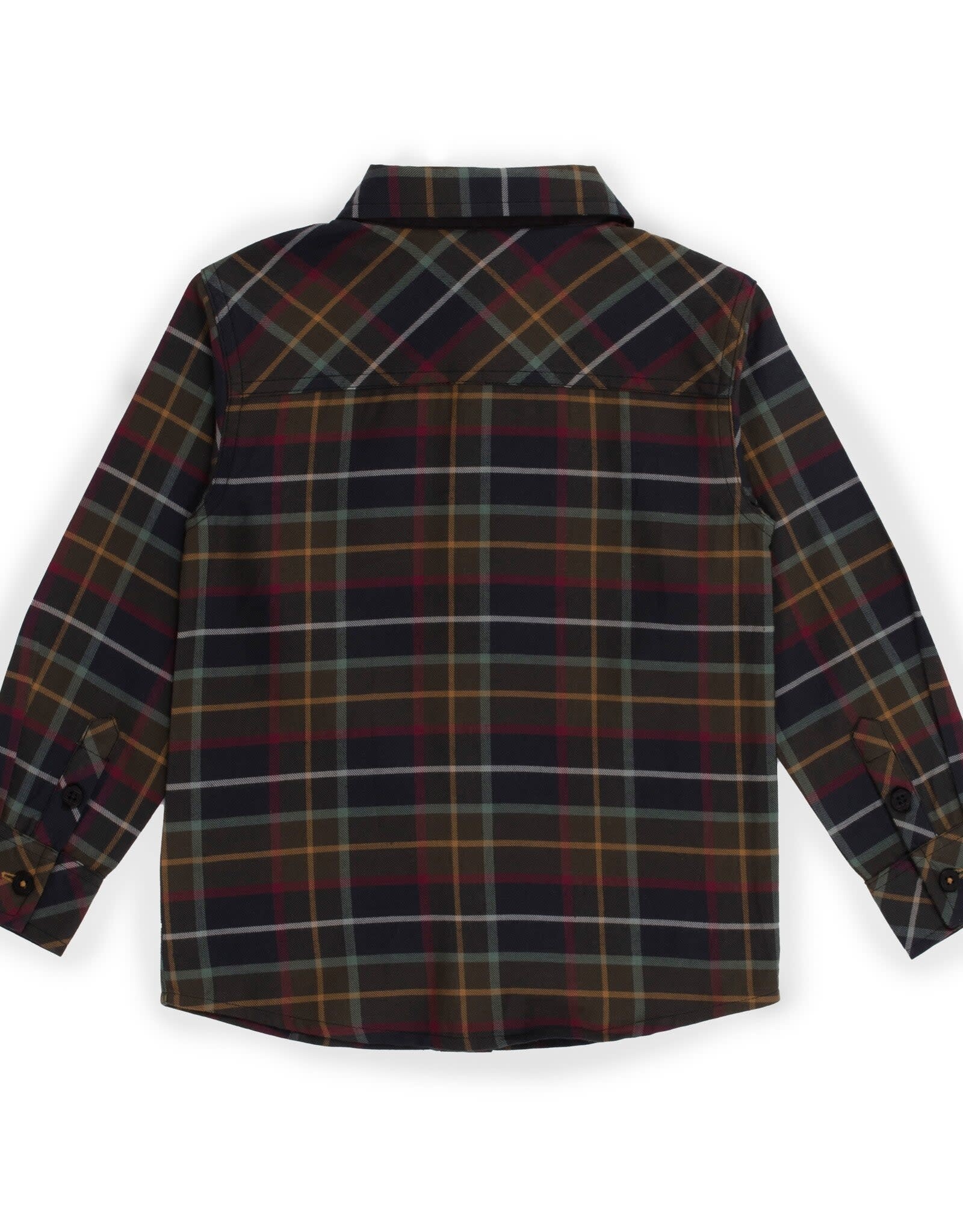 Noruk Wilderness Button Up Green Plaid Shirt