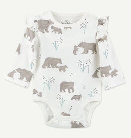 Oliver & Rain Bears Ruffle Bodysuit