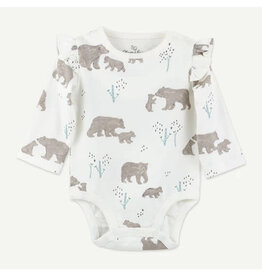 Oliver & Rain Bears Ruffle Bodysuit