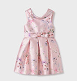 Abel & Lula Cake Pink Mikado Dress Girls