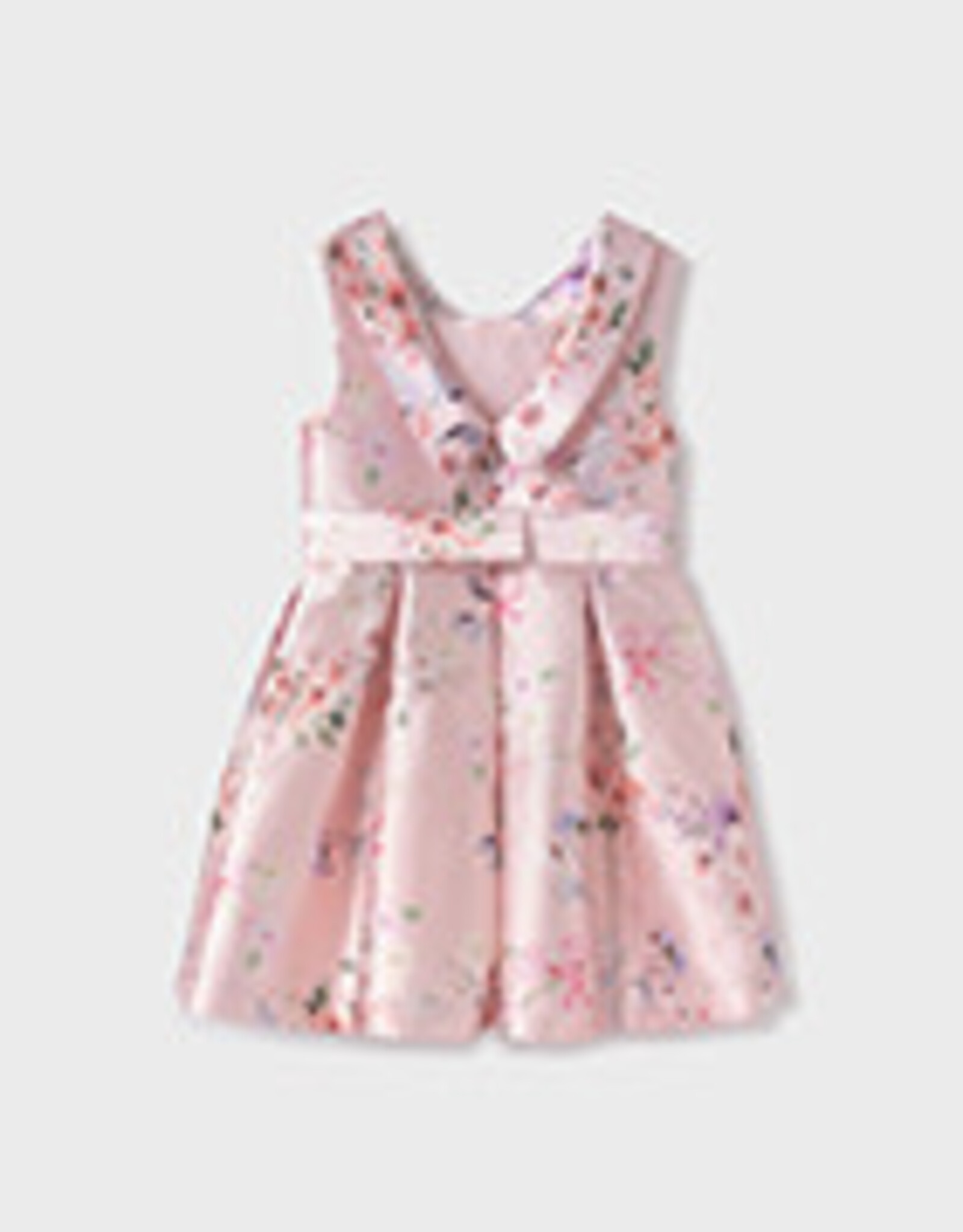 Abel & Lula Cake Pink Mikado Dress Girls
