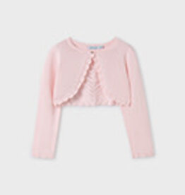 Mayoral Cake Pink Knit Bolero