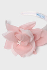Abel & Lula Cream Organza flower diadem
