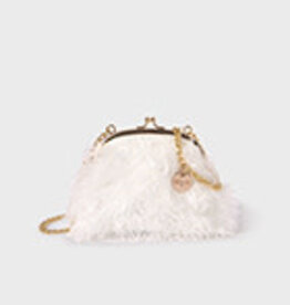 Abel & Lula Cream Fluffy Bag for Girls