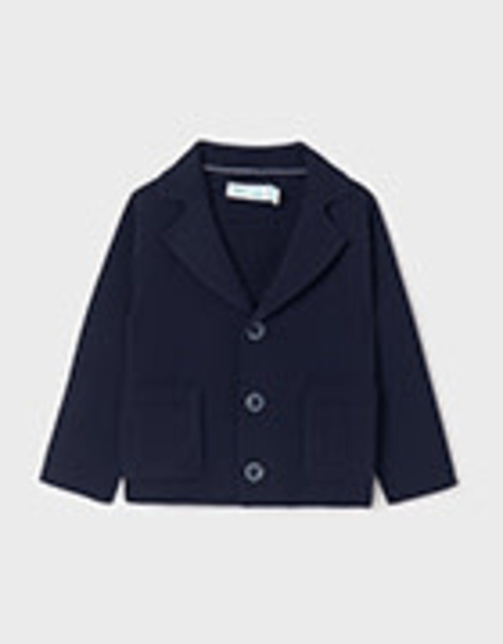 Abel & Lula Navy Textured knit cardigan