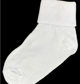 Lito Boys Christening Socks with Cross