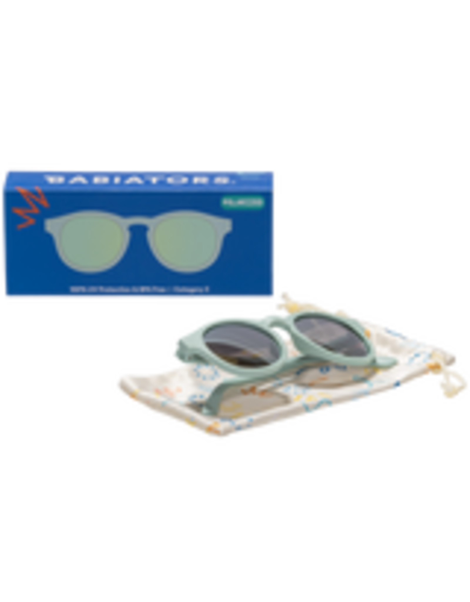 Babiators Polarized Keyhole: Seafoam Blue with Seafoam Mirrored Lenses