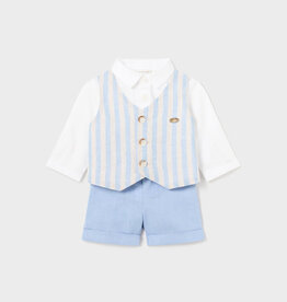 Mayoral Niagara Blue Shorts w/Vest Set