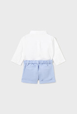 Mayoral Niagara Blue Shorts w/Vest Set