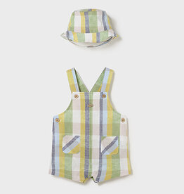 Mayoral Kale Overall w/Hat Set