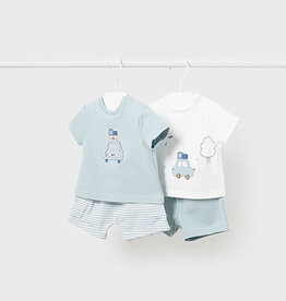 Mayoral Glass Blue 4 pieces knit set
