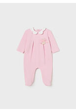 Mayoral Baby Rose Knit Long Romper