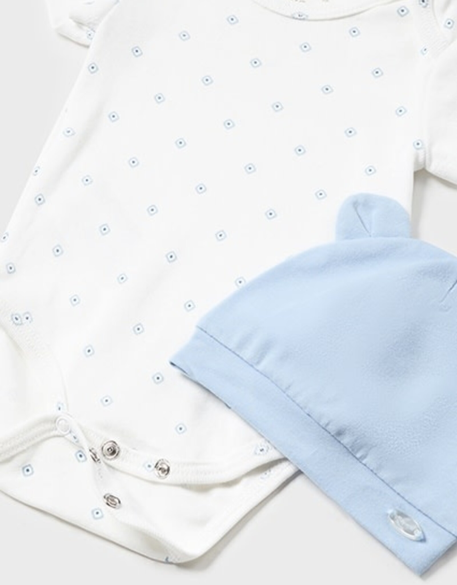 Mayoral Sky Bodysuit w/Hat Set 3 pcs